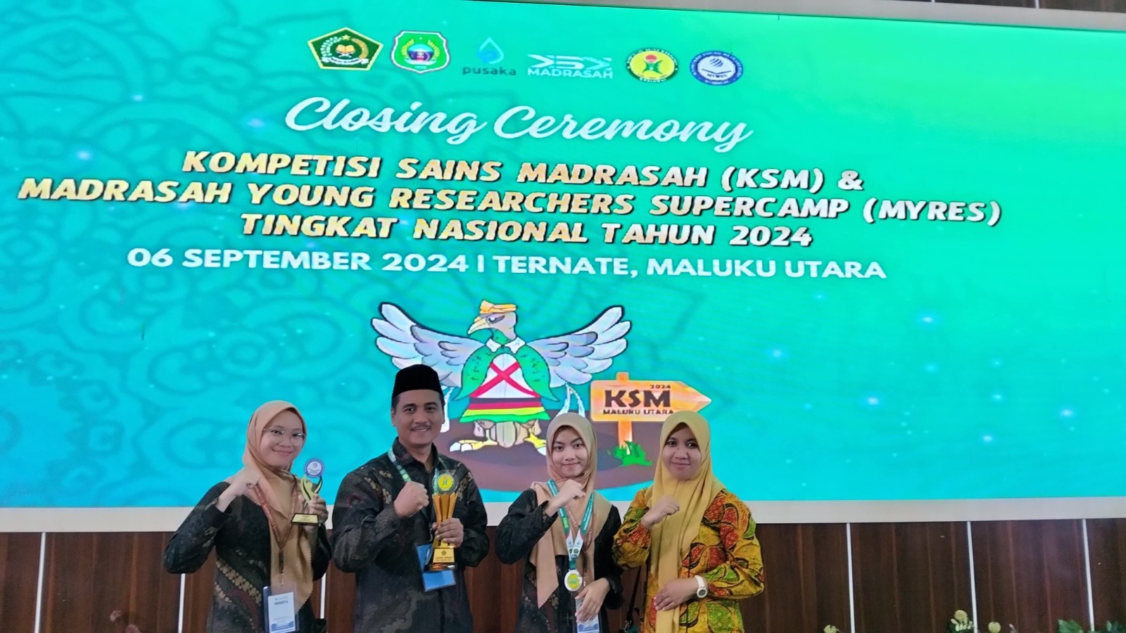 Juara 2 Bidang Ilmu Keagamaan Islam MYRES 2024 di Ternate